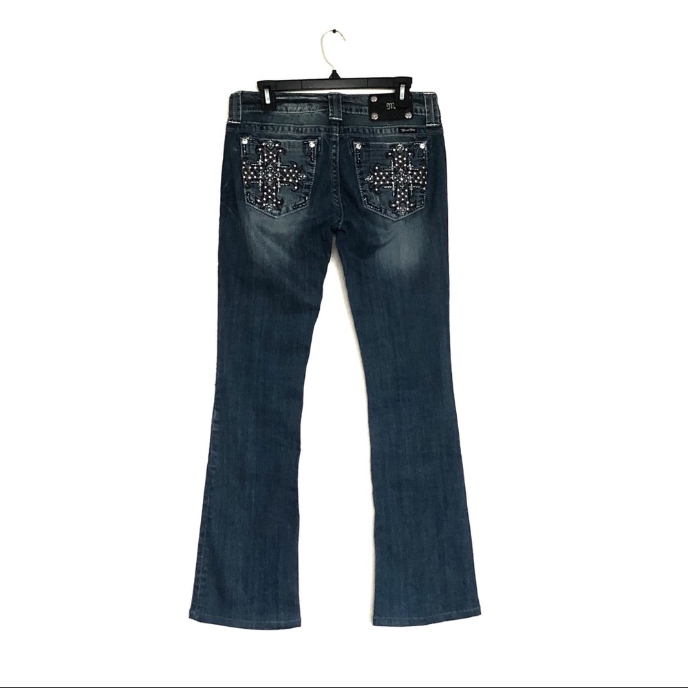 JEANS Miss Me Mid-Rise Boot Cut Size 28 Women’s (HEMMED) Style No: MP6224B